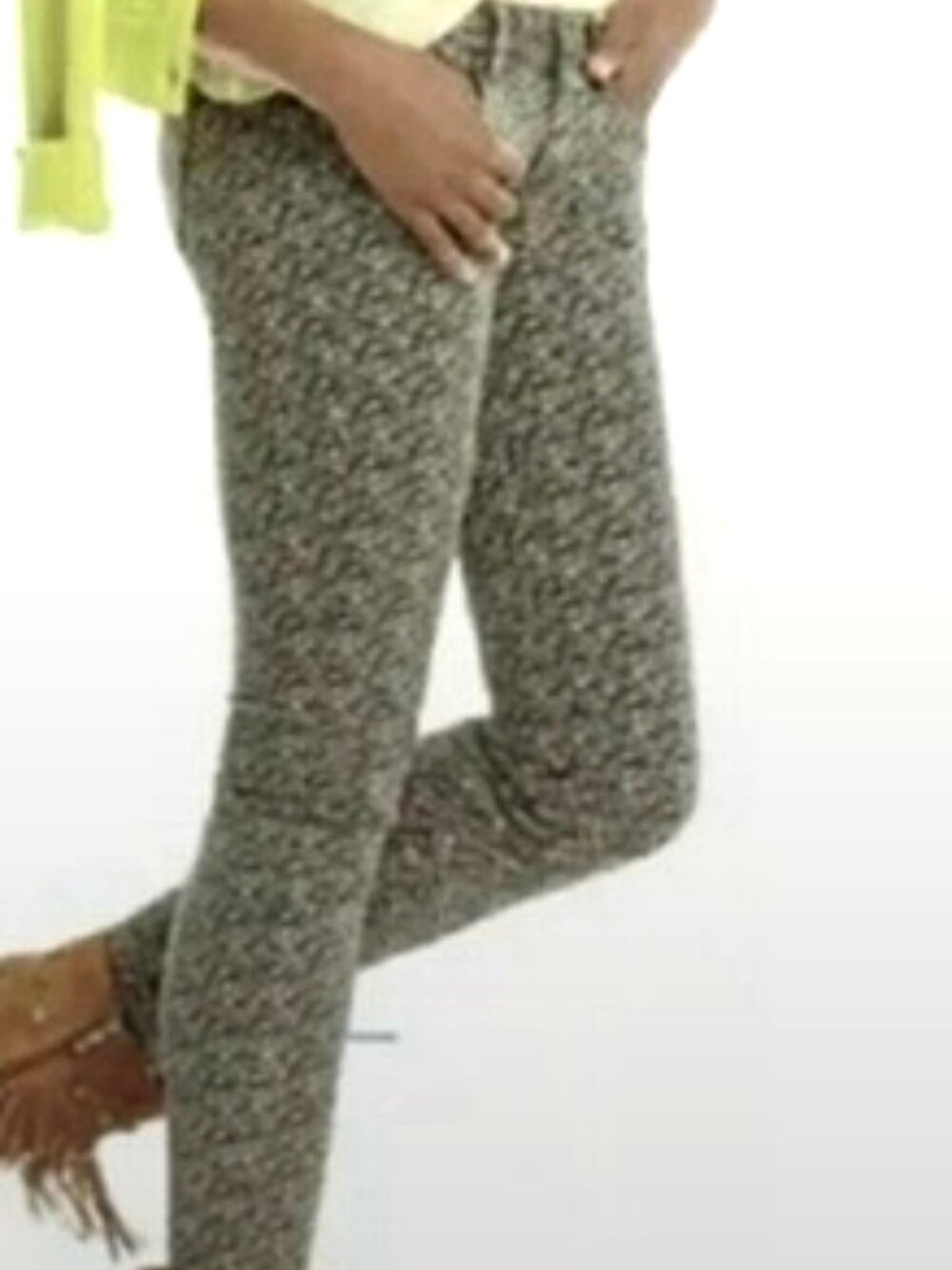 CABI 5083 Ditsy Floral Skinny Jeans Size 12 NWT